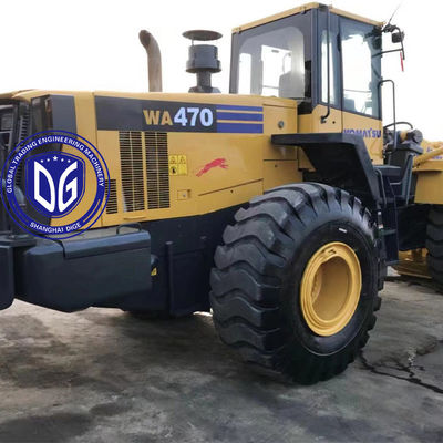 Loader bagian depan Original Komatsu WA470-6 Loader bekas dalam kondisi baik