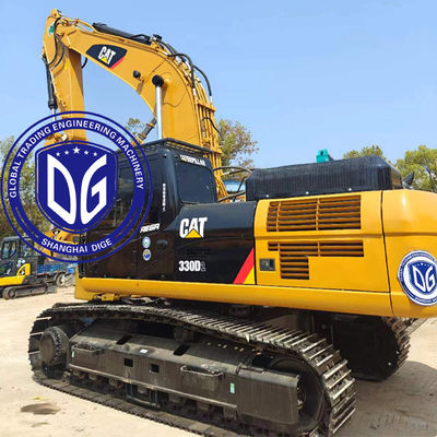 Cat 330D 30Ton Digunakan Caterpillar Hydraulic Excavator Model Baru Dan Konsumsi Bahan Bakar Rendah