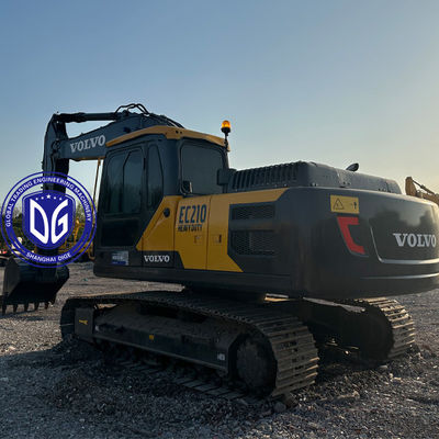 Digunakan Volvo EC210 21Ton Hydraulic Crawler Excavator Hampir Baru Kualitas Tinggi