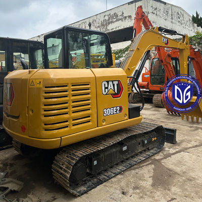 CAT306E 6Ton Caterpillar Crawler Mini Digunakan Excavator Sangat Baru Dan Dalam Kondisi Baik