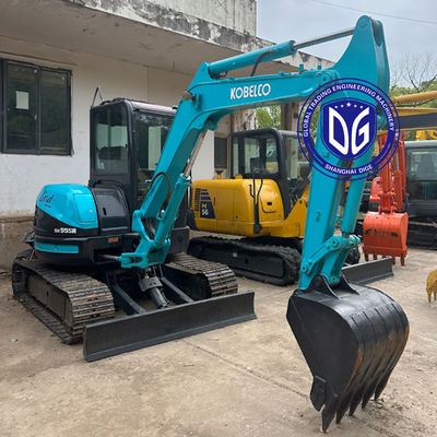 Digunakan SK55 Kobelco Mini Crawler Hydraulic Excavator,5.5 Ton, 90% Baru, Siap Dijual Sekarang