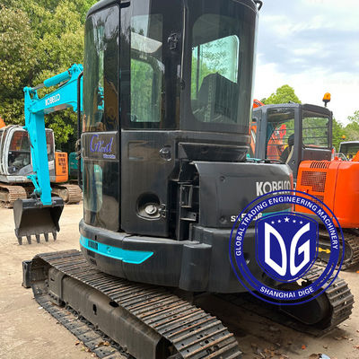 Digunakan SK55 Kobelco Mini Crawler Hydraulic Excavator,5.5 Ton, 90% Baru, Siap Dijual Sekarang