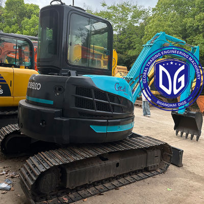 Digunakan SK55 Kobelco Mini Crawler Hydraulic Excavator,5.5 Ton, 90% Baru, Siap Dijual Sekarang