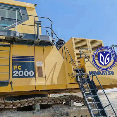 3000 jam jam kerja Excavator Komatsu PC 2000 Gaya Mesin Mekanis Untuk Pekerjaan Berat