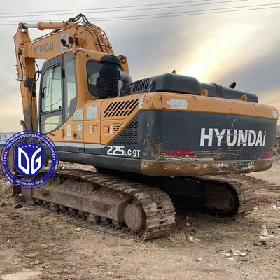 Digunakan Original Hyundai 225 22.5Ton Crawler Excavator Excavator Menengah Tersedia Sekarang