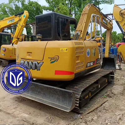 Digunakan Sany SY75C 7.5Ton Excavator kecil Dalam kondisi baik dan siap untuk dijual