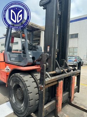 8t 8FDA80 Toyota digunakan forklift kuat digunakan forklift mesin hidrolik