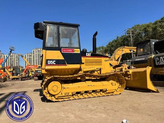 D5C Digunakan Caterpillar Dozer Buldoser Hydraulic Dengan Kekuatan Luar Biasa