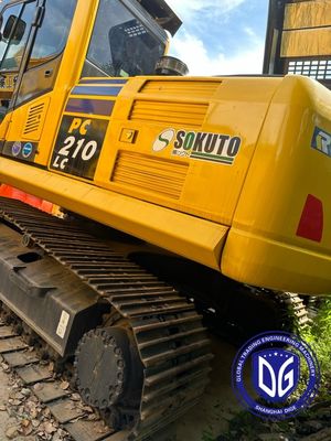 Komatsu PC210LC Digunakan Excavator Crawler Sistem Pengelolaan Bahan Bakar Otomatis