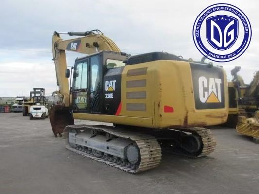 320E 20 Ton Digunakan Caterpillar Excavator Dengan Mesin Super Kuat