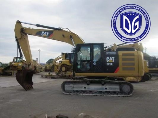 320E 20 Ton Digunakan Caterpillar Excavator Dengan Mesin Super Kuat