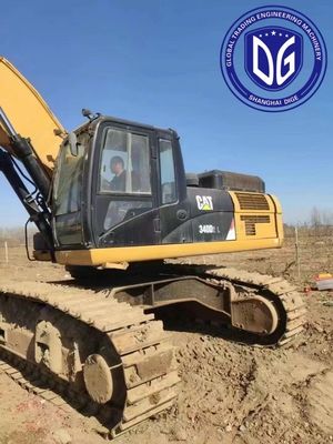 Trench Digger 340D2L Digunakan Caterpillar Excavator 40 Ton Time Tested Earth Handler Excavator
