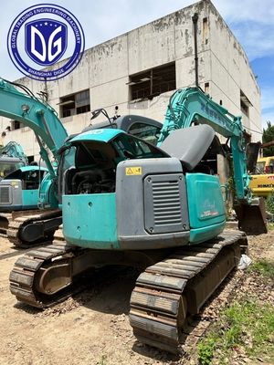 Sk75SR Bermanuver Digunakan Kobelco 7.5 Ton Excavator Serbaguna Untuk Konstruksi