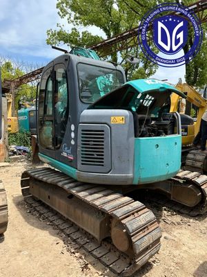 Sk75SR Bermanuver Digunakan Kobelco 7.5 Ton Excavator Serbaguna Untuk Konstruksi