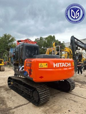 Digunakan Hitachi ZX125 12 Ton Excavator Dengan Pegangan dan Traksi Baik