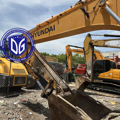 Hyundai 225 asli 22,5 Ton Hydraulic Excavator, Kondisi baik, dijual sekarang
