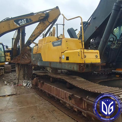 Original digunakan Volvo EC480 48Ton Crawler Excavator Peralatan pertambangan besar Dijual sekarang