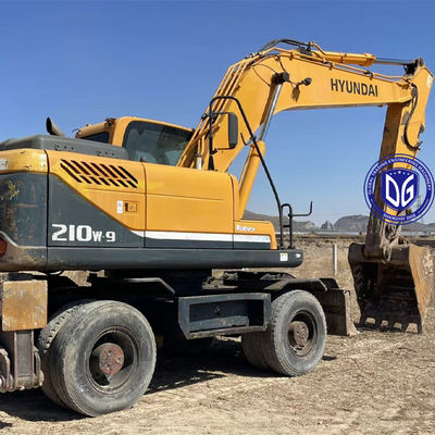 Digunakan Hyundai Wheel Excavator Model 210W-9 Asli dan dalam kondisi baik Dijual