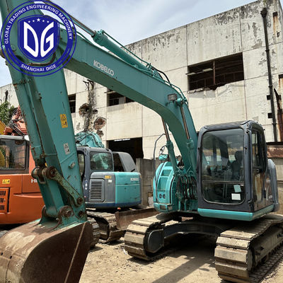 SK125 12,5Ton Kobelco Digunakan Crawler Excavator Asal dari Jepang Kinerja yang sangat baik