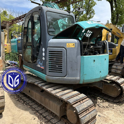 Digunakan Kobelco SK70 7Ton Excavator Kecil Asli Dari Jepang Penanganan Beban Berat