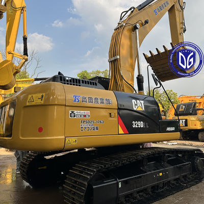 Splendid Digunakan Hydraulic Excavator Caterpillar 329 29Ton output torsi tinggi