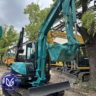 Kobelco SK55 5.5 Ton Excavator 90% Baru Dalam Kondisi Baik