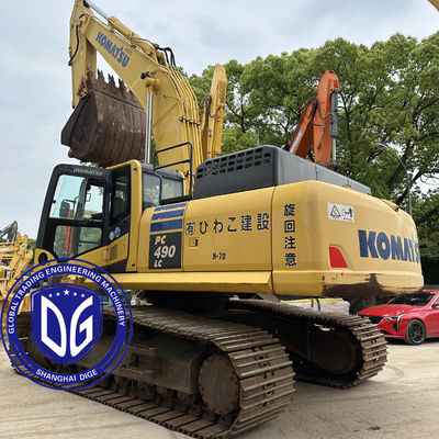 Digunakan Komatsu PC490 49Ton Crawler Excavator Peralatan Pertambangan Besar Asli Dan Tersedia