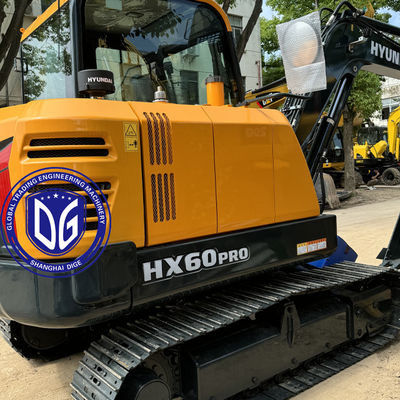 Hyundai HX60 6ton Crawler Excavator Brand New Dan Model Terbaru Dengan Tingkat Kebisingan Rendah