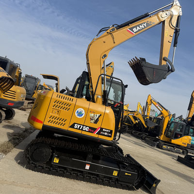 7.5Ton China Brand Excavator Sany SY75 Digunakan Excavator Untuk Dijual Sany Peralatan Konstruksi