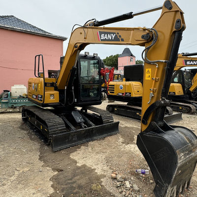 7.5Ton China Brand Excavator Sany SY75 Digunakan Excavator Untuk Dijual Sany Peralatan Konstruksi