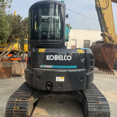 SK55 5.5Ton Kobelco Mini Excavator Bekas Dengan Kualitas Bagus Fungsi Sangat Baik