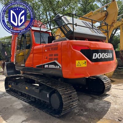 Digunakan Doosan DX225 Excavator Dapat diandalkan Murah Peralatan Berat