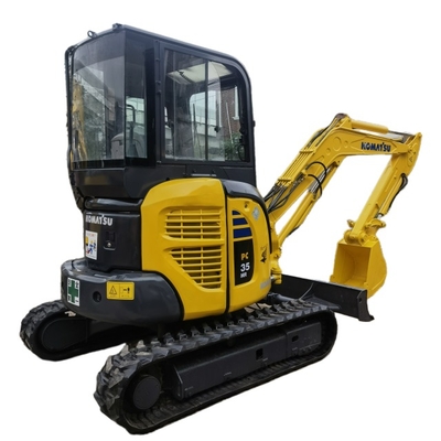 Used Komatsu PC35 Mini Excavator 3.5ton Hydraulic Crawler Digger