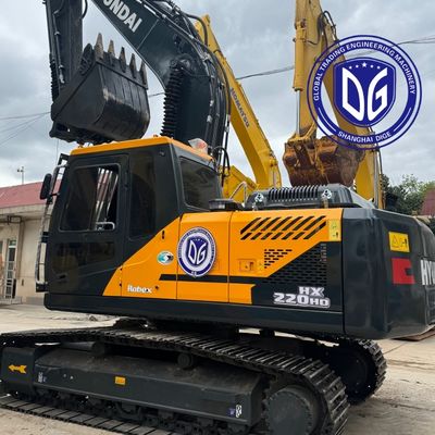 Hyundai HX220HD Kualitas Tinggi Yang Digunakan Mesin Penggali 22 Ton yang Murah Untuk Konstruksi