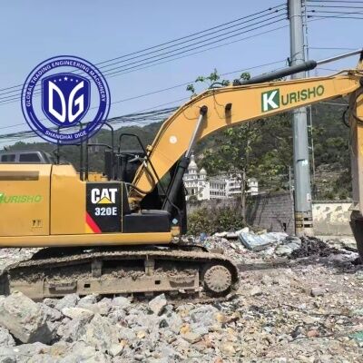 Excavator Hidrolik Jepang Caterpillar CAT320E 20 Ton Tenaga Tinggi Hemat Bahan Bakar Excavator Bekas Tugas Berat Terlaris