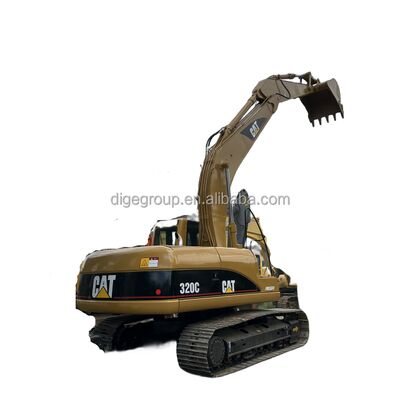 Digunakan Caterpillar 320C 20t Excavator di stok dengan harga terbaik Robust tahan lama Excavator kuat untuk dijual