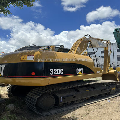 Digunakan Caterpillar 320C 20t Excavator di stok dengan harga terbaik Robust tahan lama Excavator kuat untuk dijual