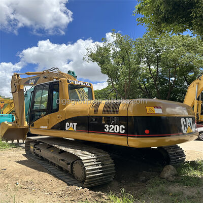Digunakan Caterpillar 320C 20t Excavator di stok dengan harga terbaik Robust tahan lama Excavator kuat untuk dijual