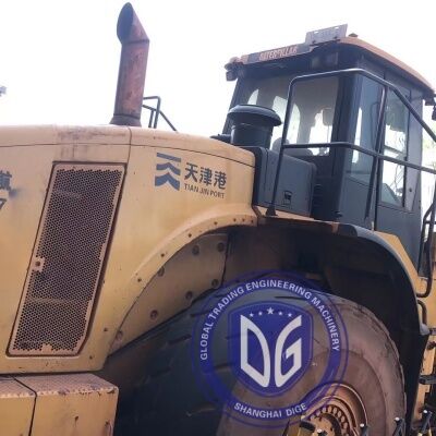 Jepang 6,5 Ton bekas Caterpillar Wheel Loader CAT980H Wheel Loader berkualitas tinggi Di stok