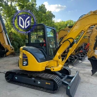 Ekskavator Mini Komatsu PC40 Jepang Bekas 4 Ton Penggali Hidraulik Kecil Jam Kerja Rendah