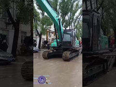 20 ton excavator Sk200 Digunakan Kobelco Excavator dengan sistem hidrolik kinerja tinggi