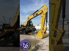 Konstruksi yang kokoh untuk daya tahan 323D Digunakan Caterpillar Excavator 23 Ton