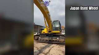 Ekskavator Komatsu PC350-7 bekas sedang diuji